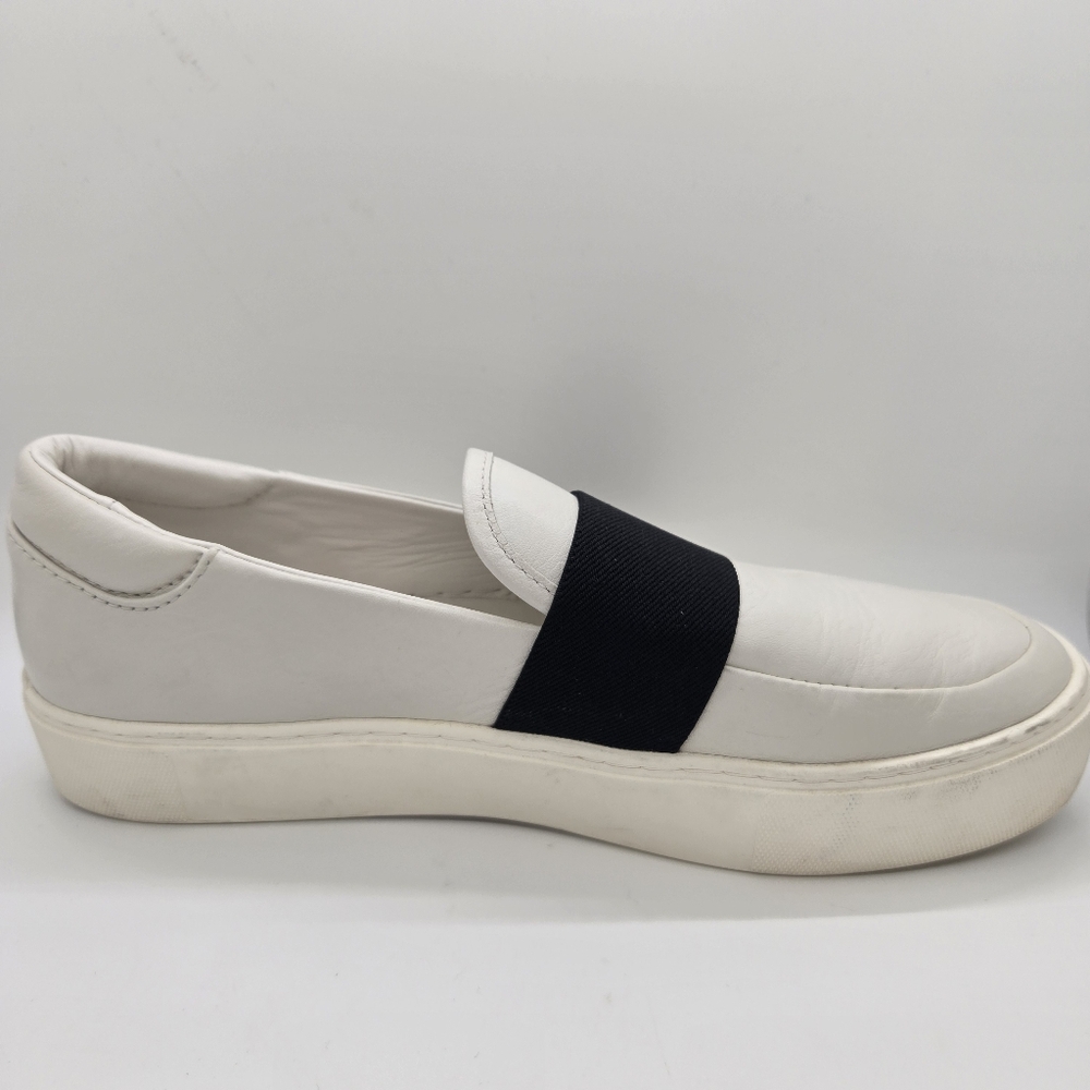 Ugg Shoes Women's 9 Chayze White Leather & Black Loafer Sneaker Y2k Chunky - Picture 6 of 14